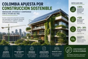 Colombia apuesta por construcción sostenible con nuevas exigencias técnicas y transformación del sector en 2026