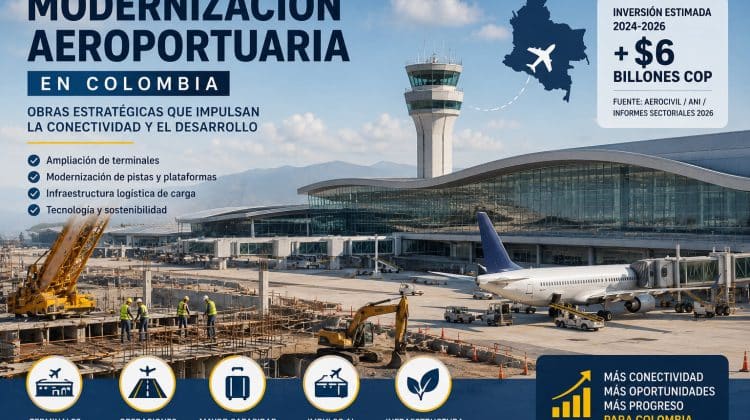 Modernización aeroportuaria en Colombia