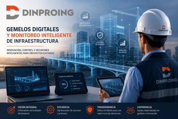 Tecnología de Gemelos Digitales para el monitoreo inteligente de proyectos de infraestructura y construcción en Colombia.
